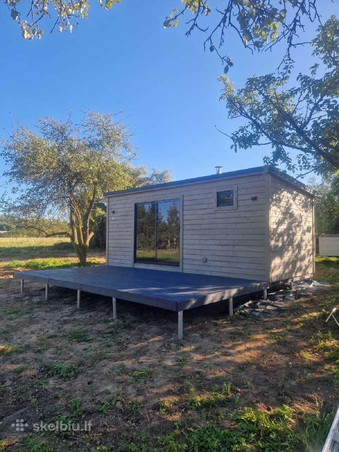 Pirtis sauna 6x3 su terasa ir poliais - nuotraukos Nr. 2