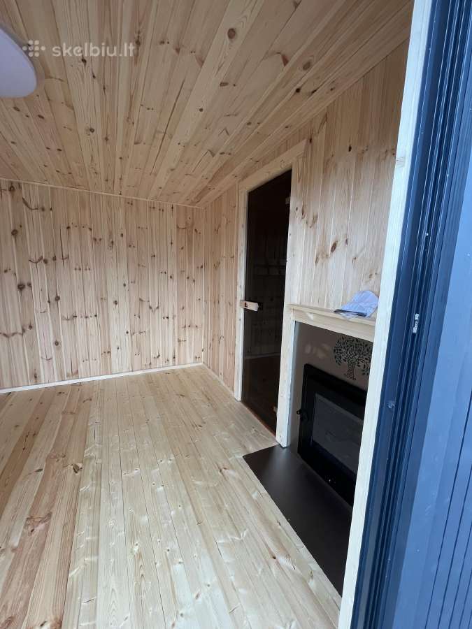 Pirtis sauna 6x3 su terasa ir poliais - nuotraukos Nr. 9