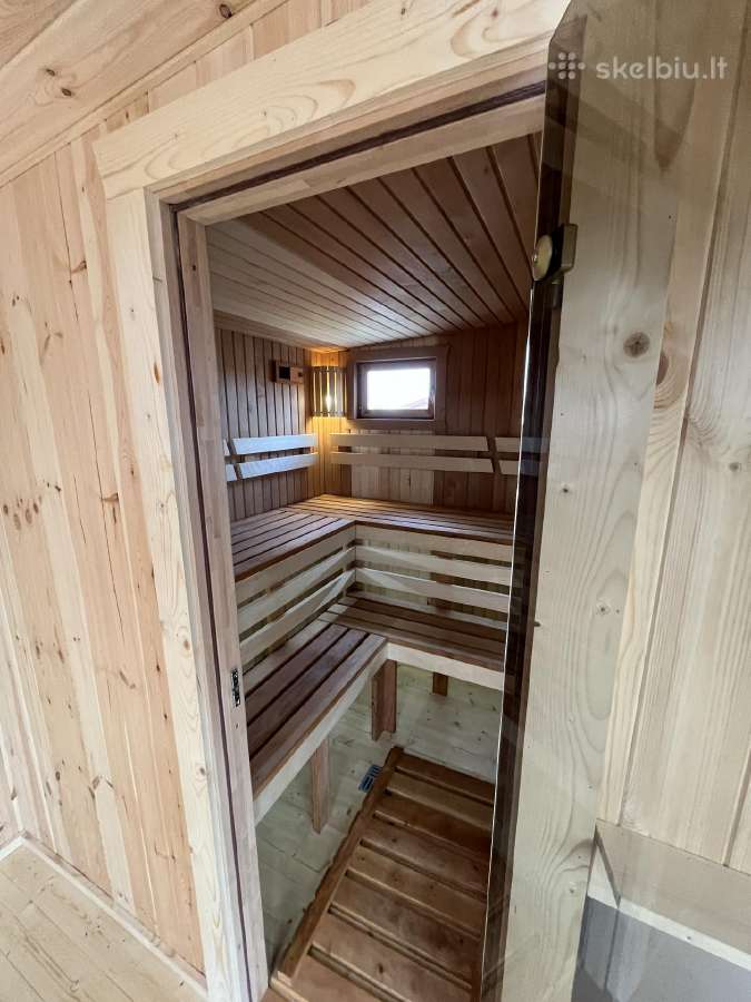Pirtis sauna 6x3 su terasa ir poliais - nuotraukos Nr. 10