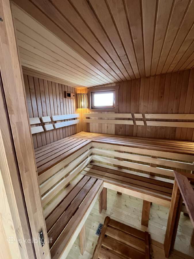 Pirtis sauna 6x3 su terasa ir poliais - nuotraukos Nr. 11