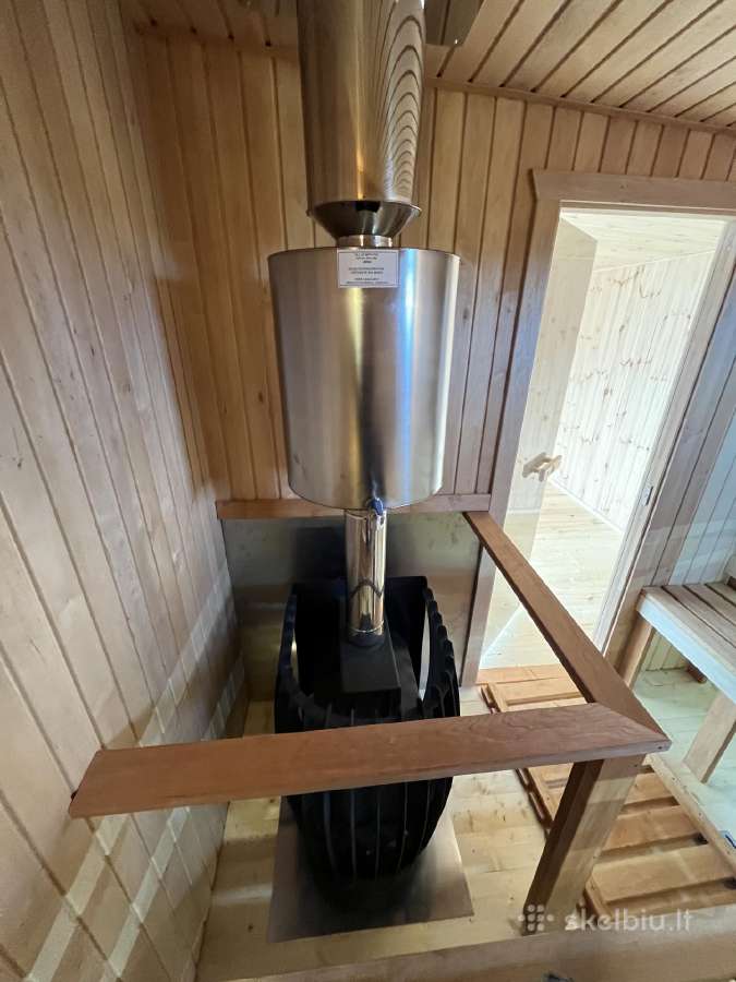 Pirtis sauna 6x3 su terasa ir poliais - nuotraukos Nr. 13