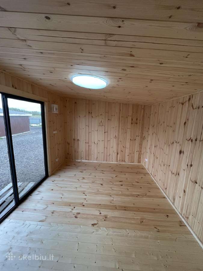 Pirtis sauna 6x3 su terasa ir poliais - nuotraukos Nr. 15