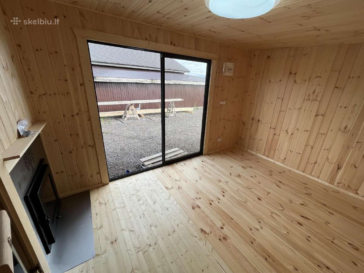 Pirtis sauna 6x3 su terasa ir poliais - nuotraukos Nr. 18
