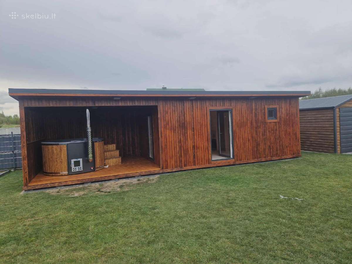 Pirtis sauna 4x6 plius stogine su tearasa - nuotraukos Nr. 4
