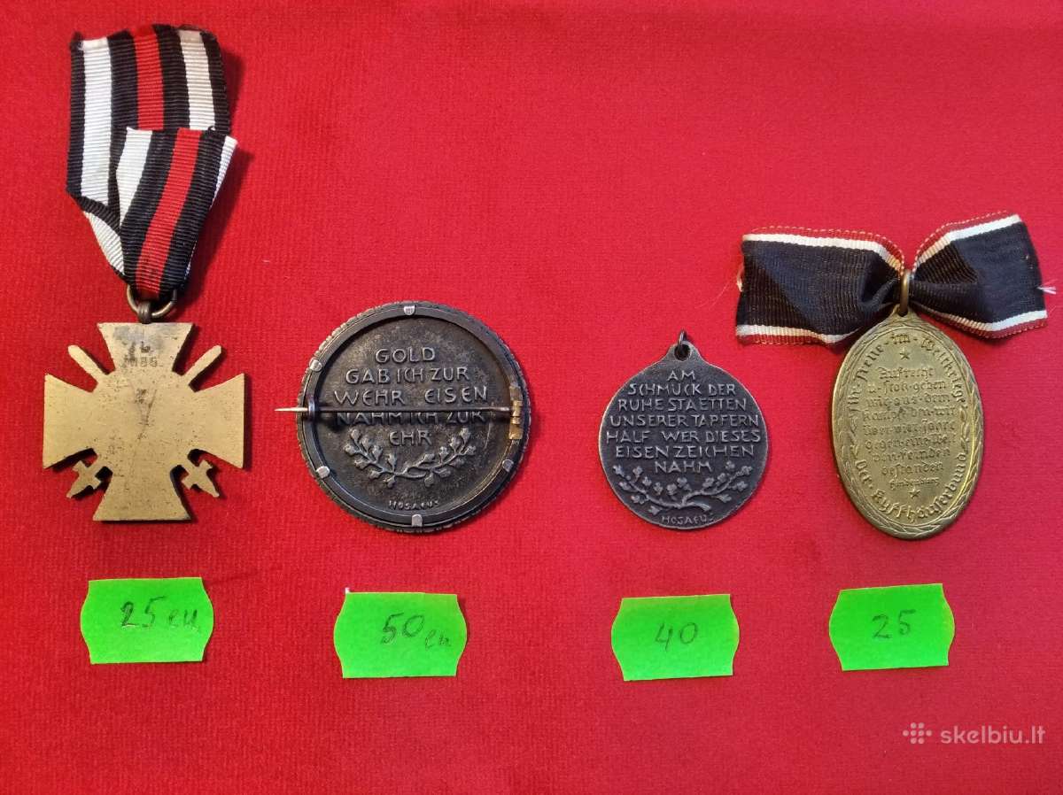 Vokiški medaliai ww1 - nuotraukos Nr. 2