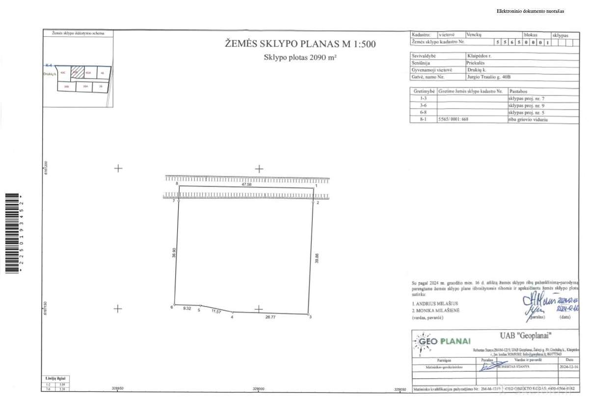 Parduodami 4 individualūs sklypai po 20 -21 arų - nuotraukos Nr. 4
