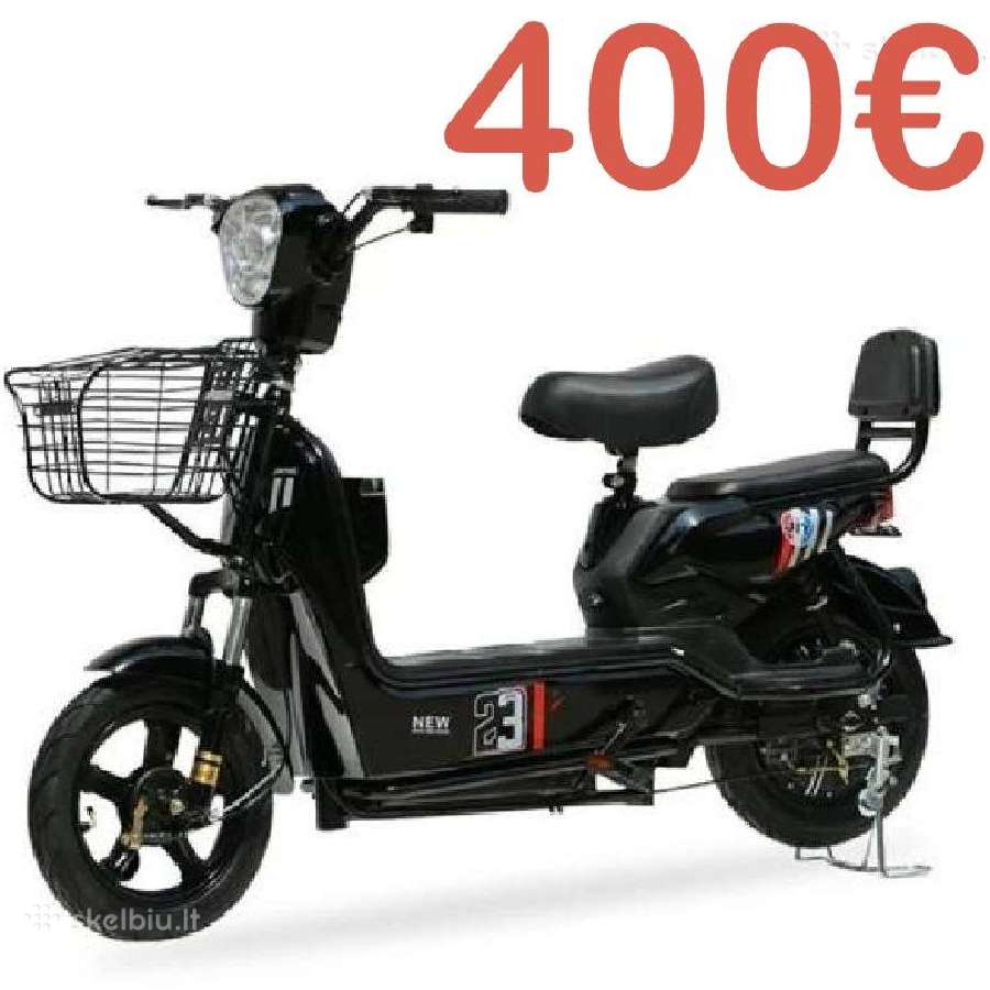 Elektrinis motoroleris cioperis uz savikaina - nuotraukos Nr. 4