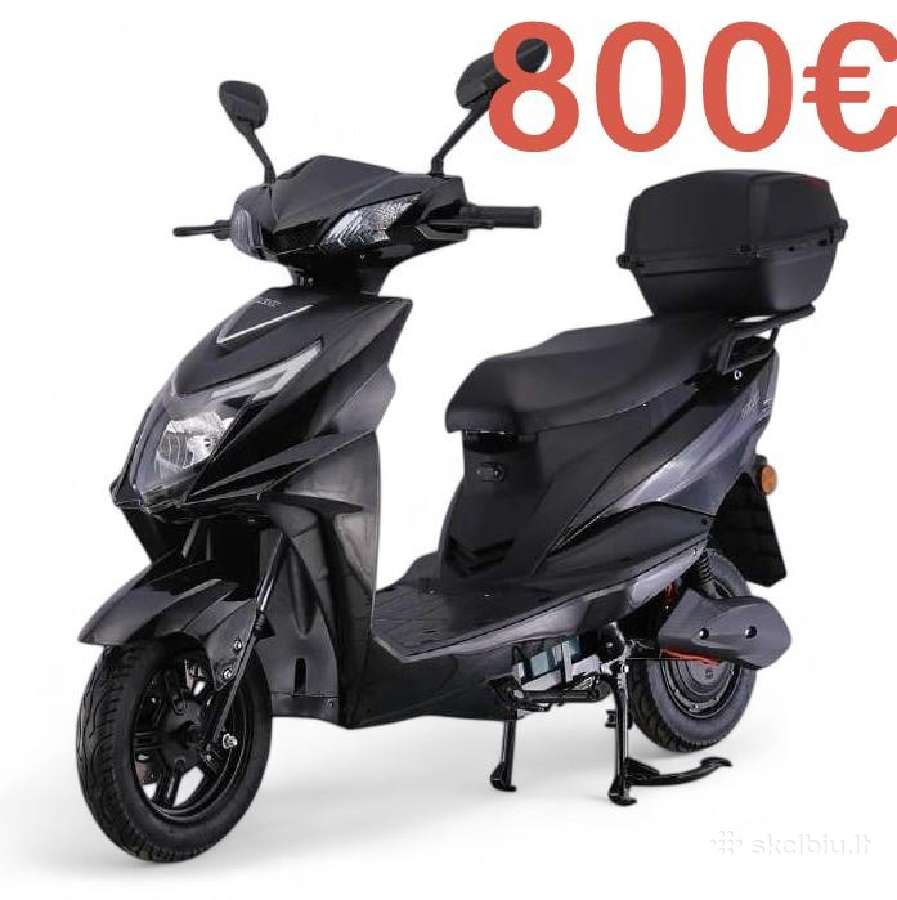 Elektrinis motoroleris cioperis uz savikaina - nuotraukos Nr. 2