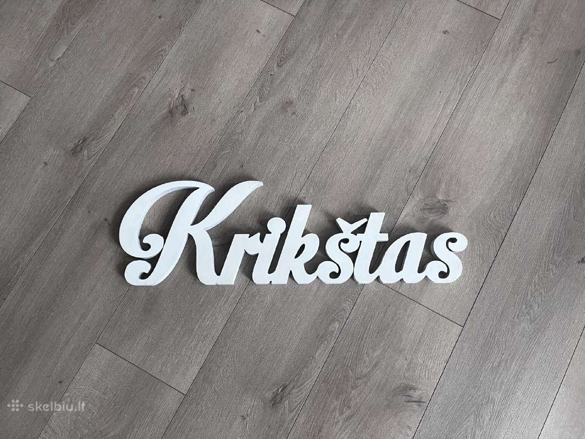 Užrašas Krikštas