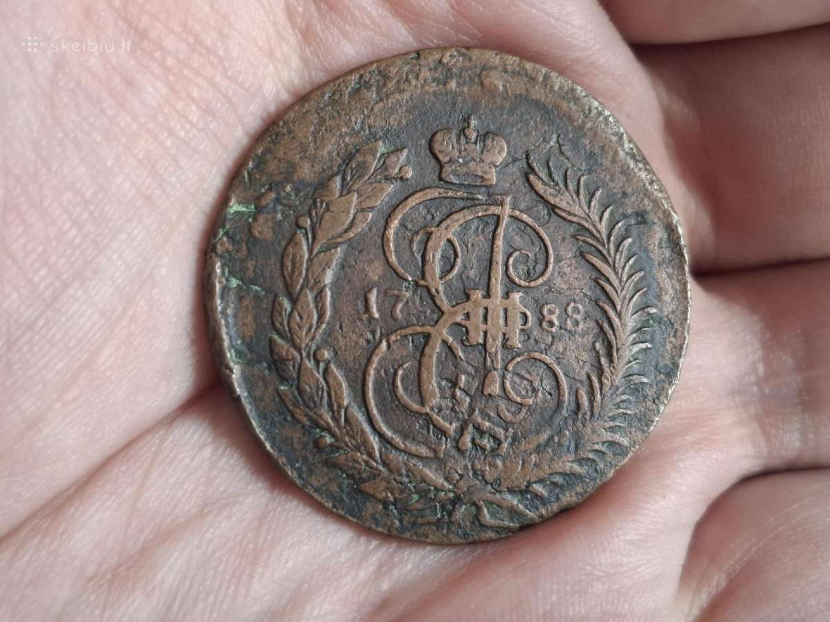 Rusija 2 kapeikos 1788 Perkalimas