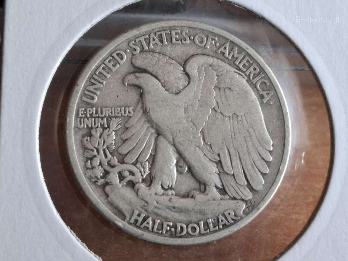 JAV 1/2 dolerio 1920 sidabras