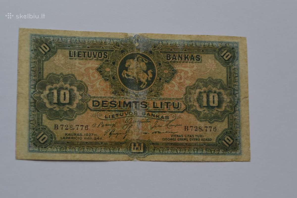 10 Litu 1927 m.