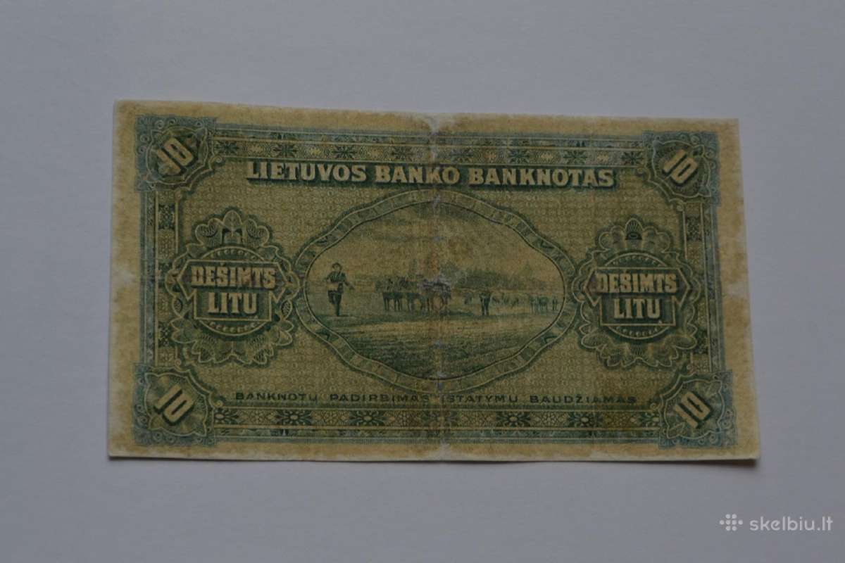 10 Litu 1927 m. - nuotraukos Nr. 2