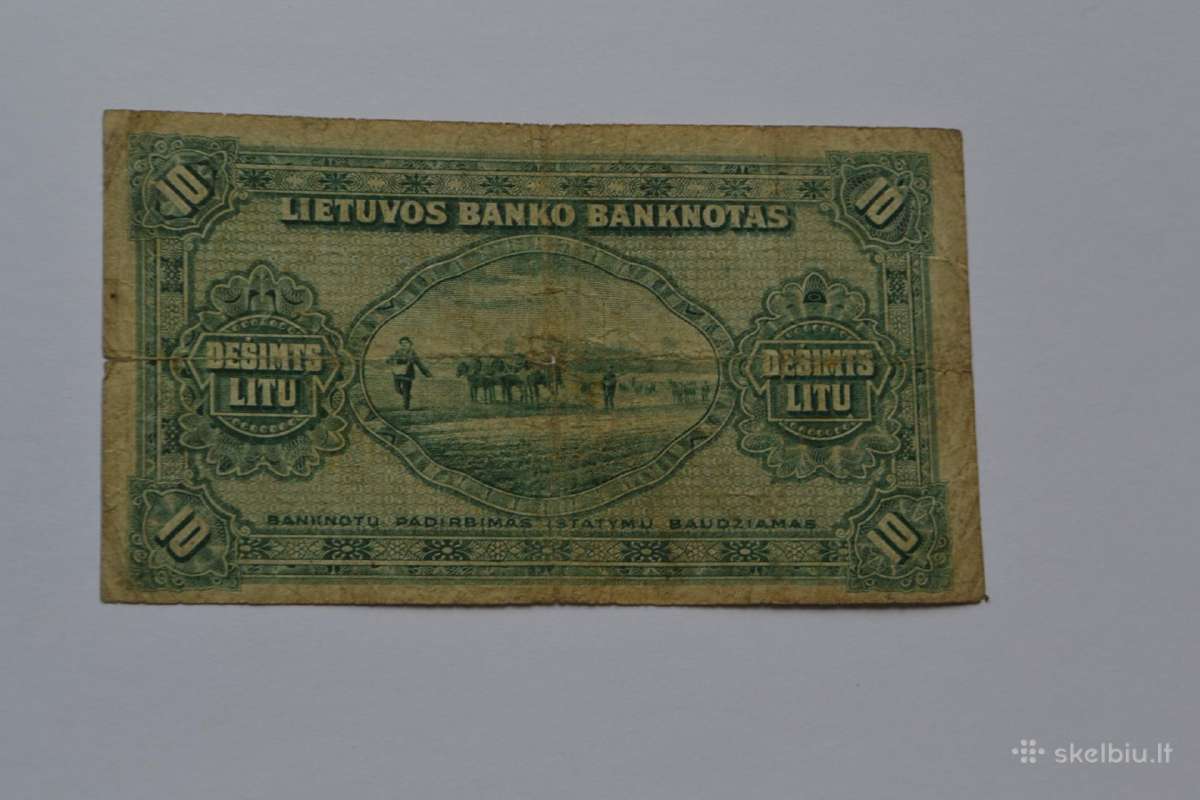 10 Litu 1927 m. - nuotraukos Nr. 2