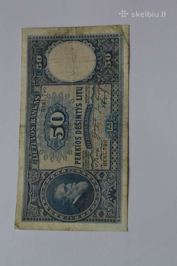 50 litu 1928 m.