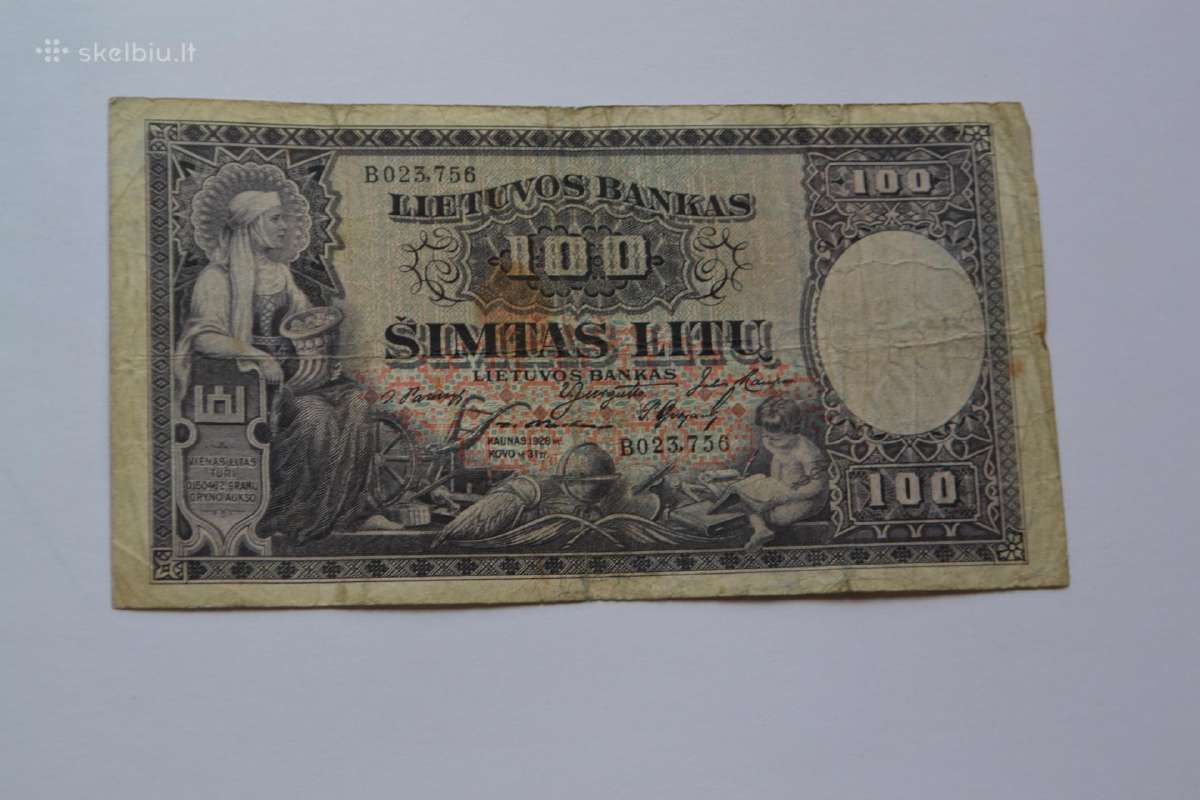 100 litu 1928 m.