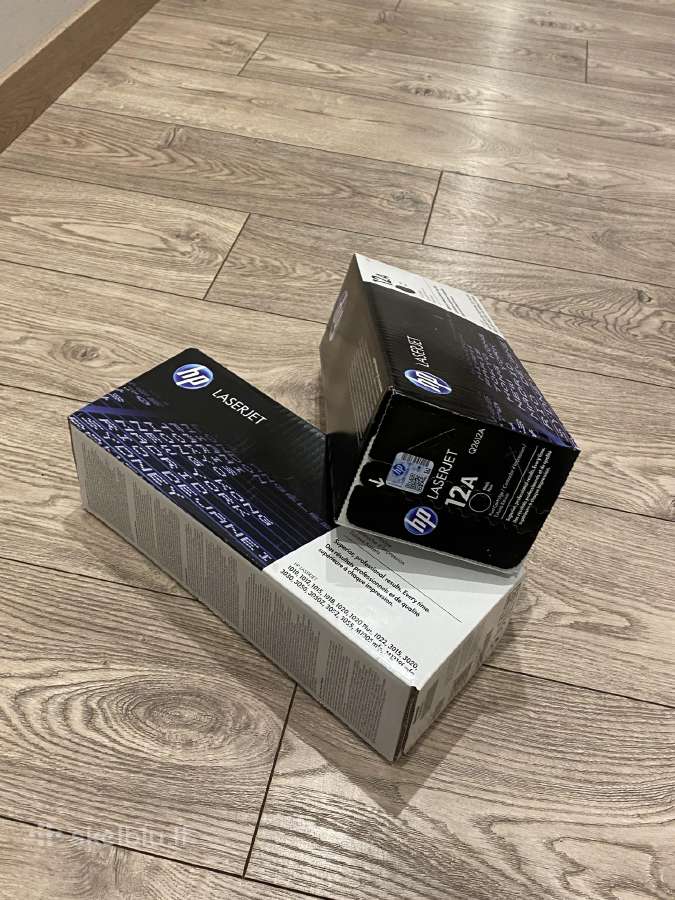 Hp laserjet spalvu kasetės 12a
