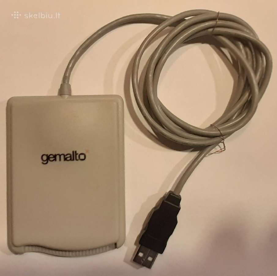 Gemalto Usb SL reader lustinių kortelių skaitytuva