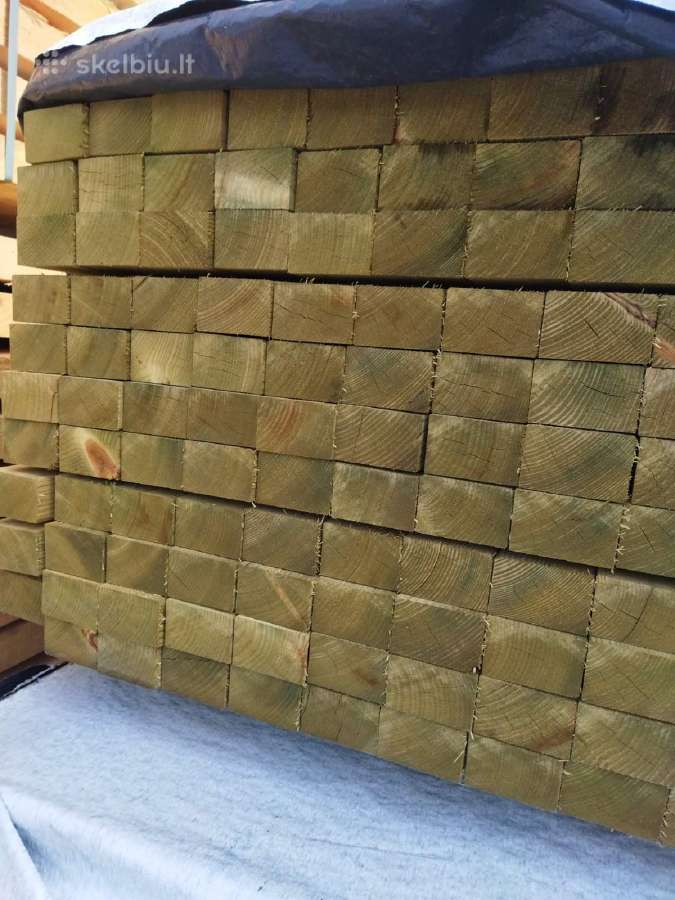 Kalibruota mediena c24, vakuuminis impregnavimas