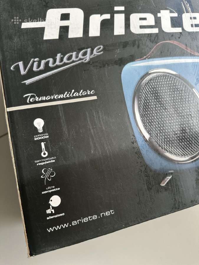 Oro šildytuvas Ariete 808 Vintage - nuotraukos Nr. 2