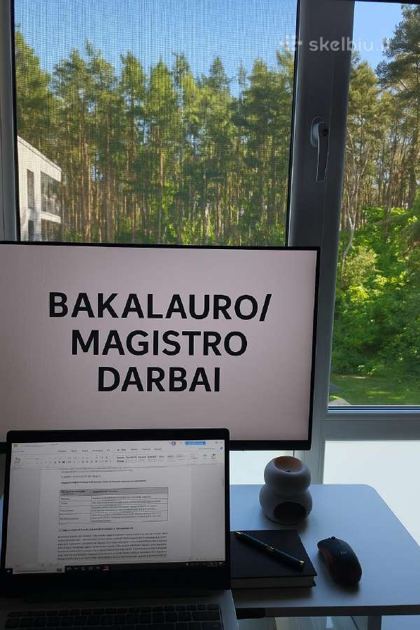 Rašto darbai (bakalauro, magistro) - nuotraukos Nr. 2