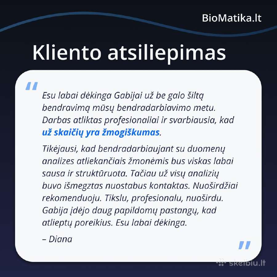 Statistika, hipotezių tikrinimas, mokymai - nuotraukos Nr. 3