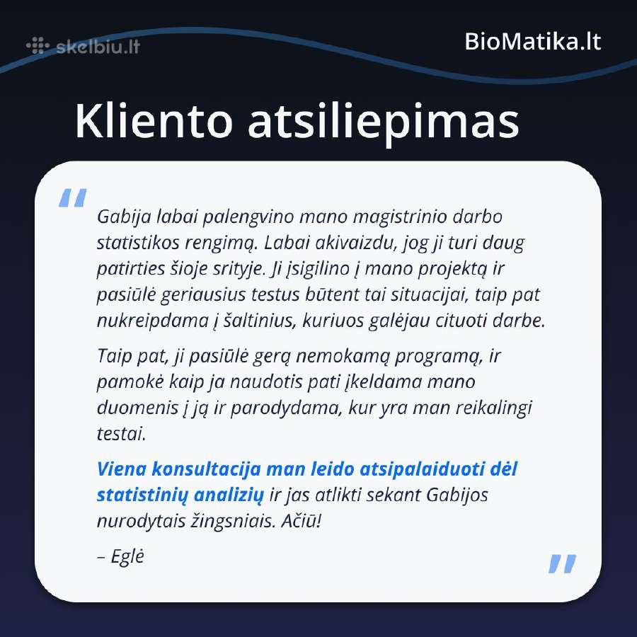 Statistika, hipotezių tikrinimas, mokymai - nuotraukos Nr. 4