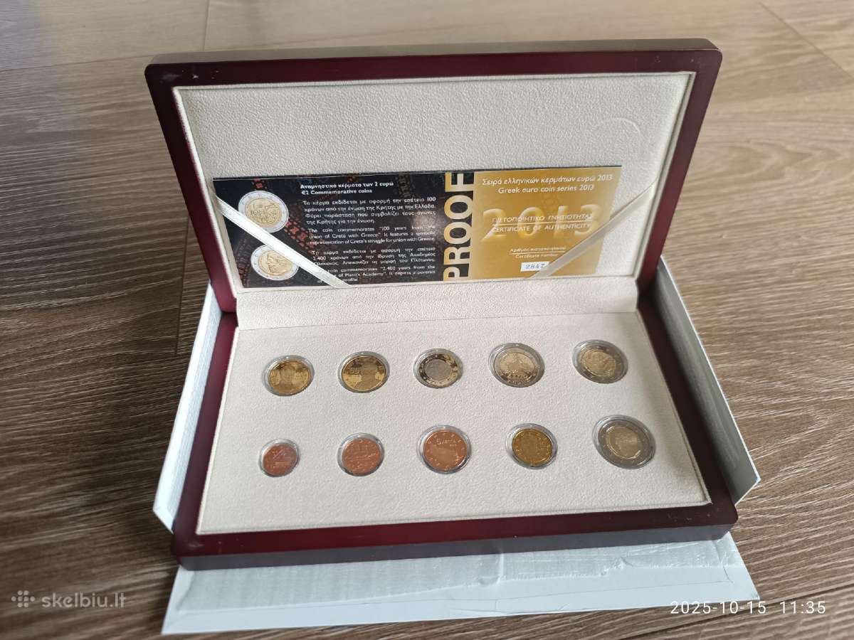 2013 Graikijos euro proof rinkinys