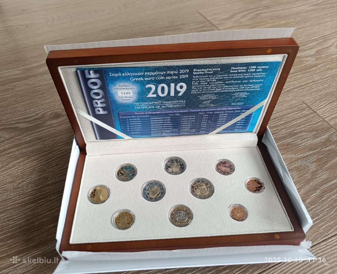 2019 m. Graikijos euro proof rinkinys