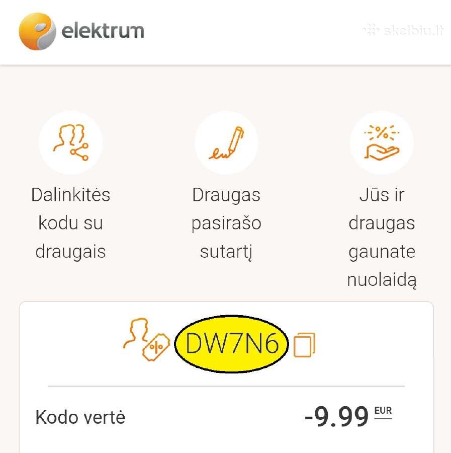 Elektrum nuolaidos kodas Dw7n6 - nuolaida 9,99 Eur - nuotraukos Nr. 4