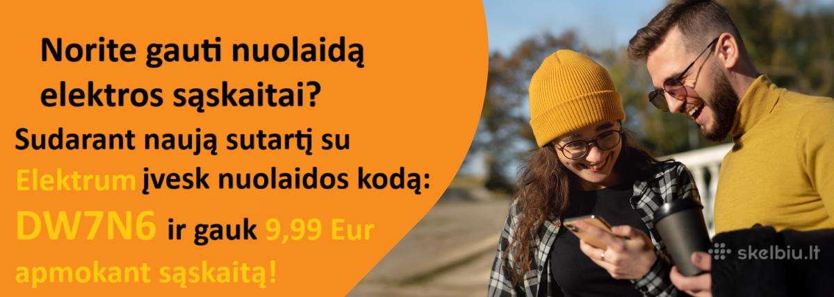 Elektrum nuolaidos kodas Dw7n6 - nuolaida 9,99 Eur - nuotraukos Nr. 2