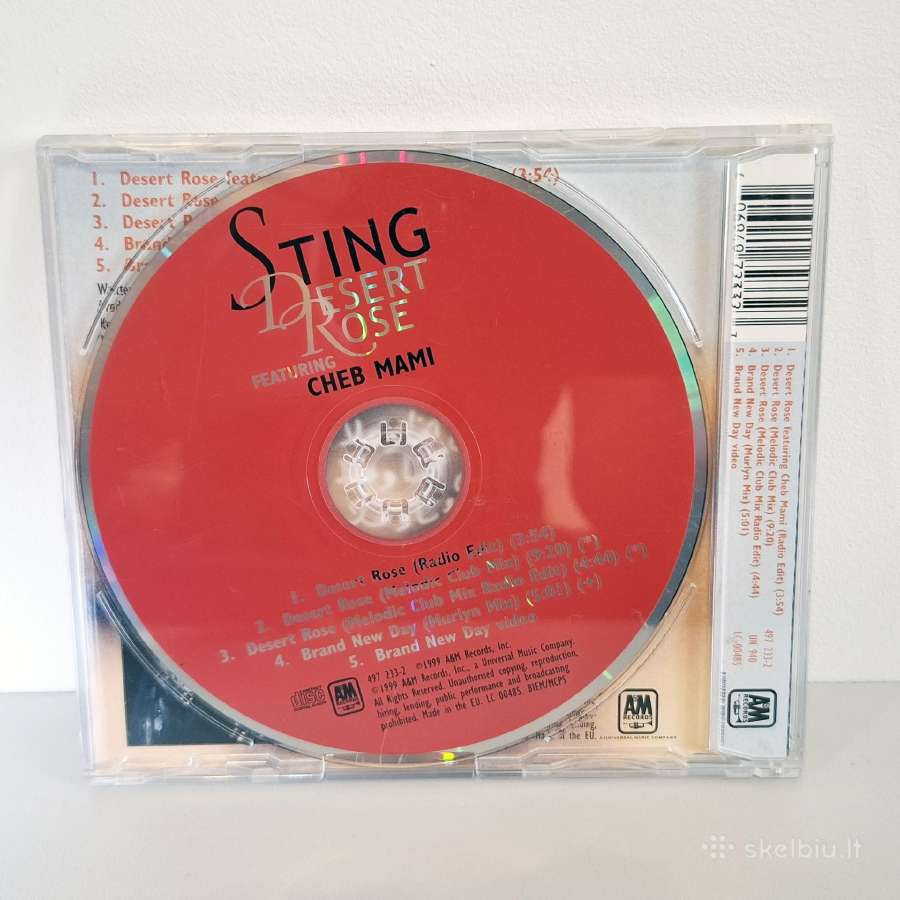 Sting ir The Police albumų CD kolekcija - nuotraukos Nr. 5