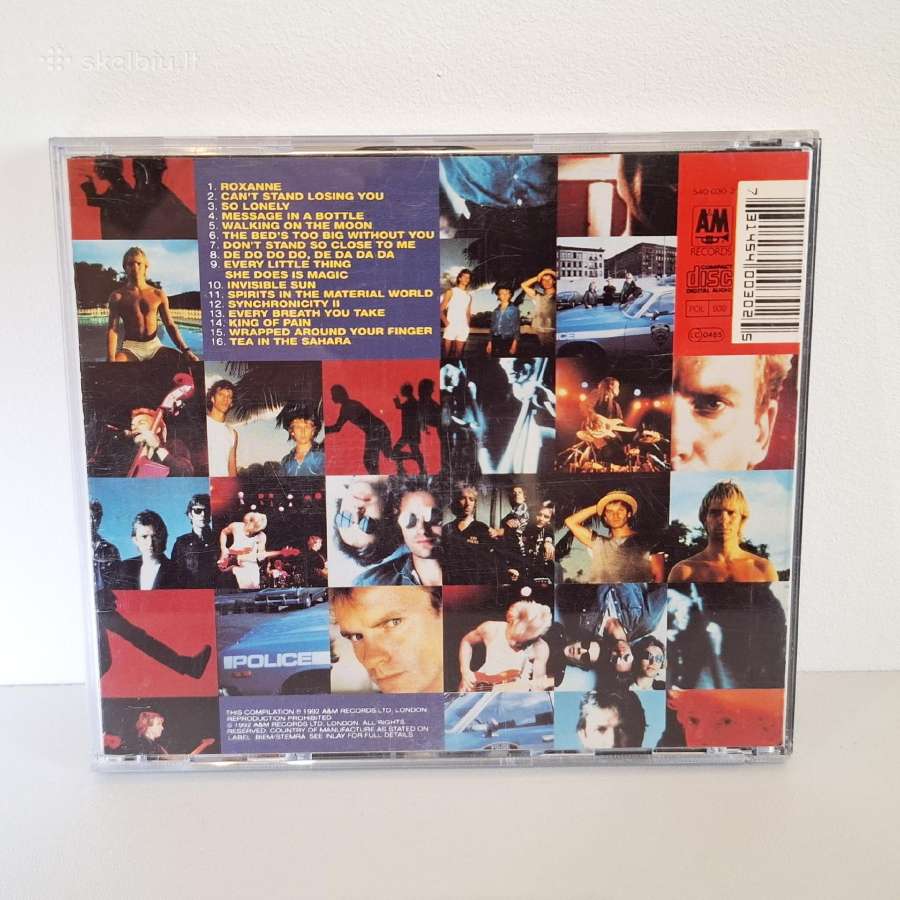 Sting ir The Police albumų CD kolekcija - nuotraukos Nr. 7