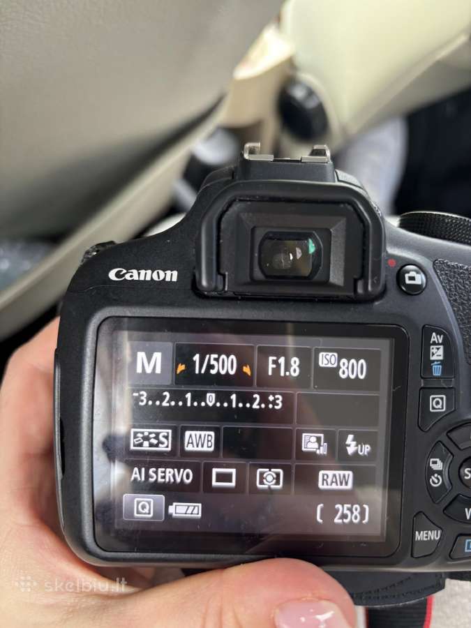 Parduodu Canon Rebel T5 su objektyvais! - nuotraukos Nr. 2