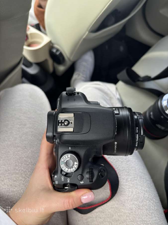 Parduodu Canon Rebel T5 su objektyvais! - nuotraukos Nr. 3
