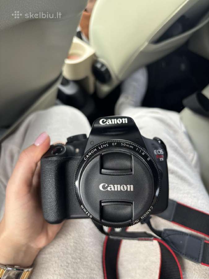 Parduodu Canon Rebel T5 su objektyvais! - nuotraukos Nr. 4