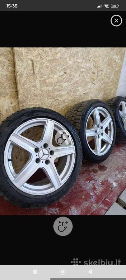 R16/ R17 mazda/mercedes ratai ir r16 padangos - nuotraukos Nr. 2