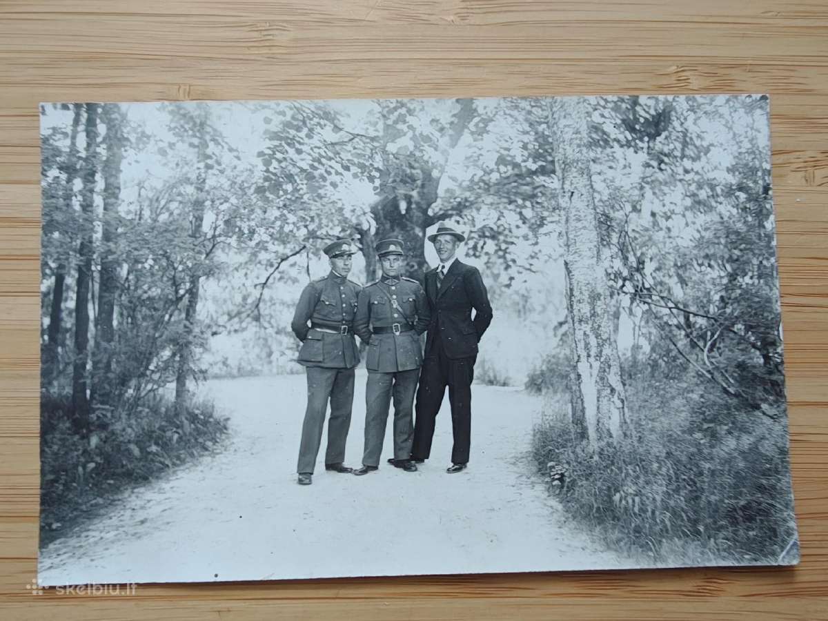 Lietuvos kariuomenės kariai. Pajuostis 1935-06-13