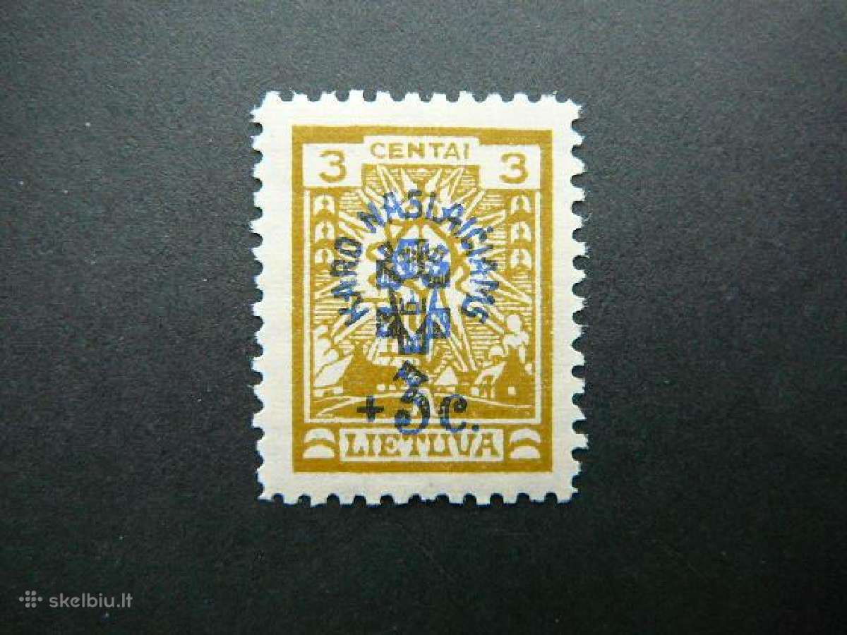 Lietuva 1924 Karo naslaiciai svarus lit225s