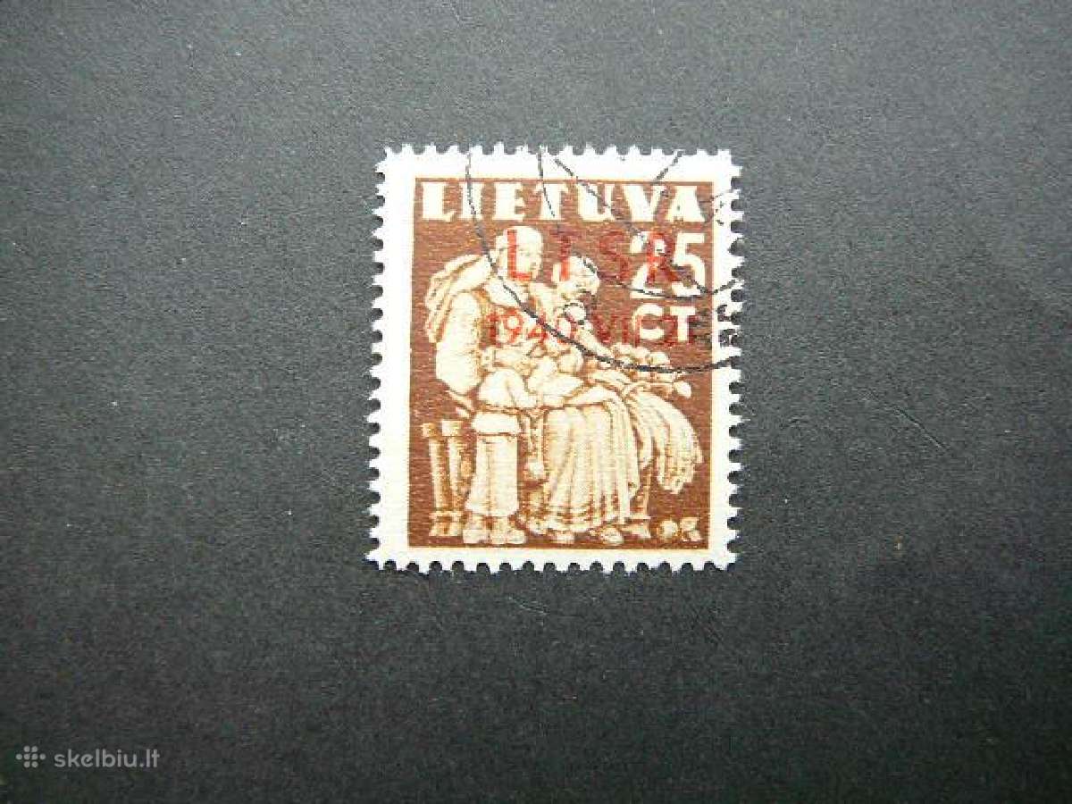 Lietuva 1940 Ltsr - okupacija antsp. lit453a