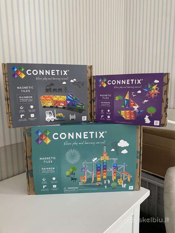 Nauji Connetix konstruktoriai
