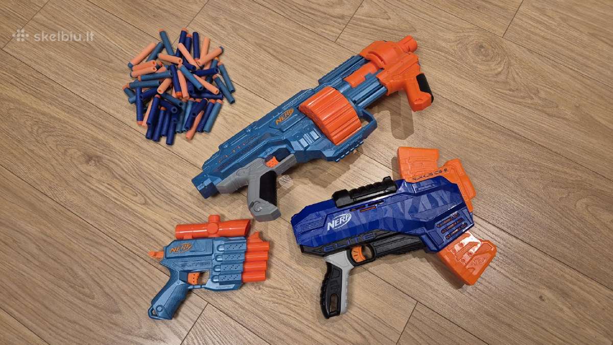 Parduodu Nerf šautuvus