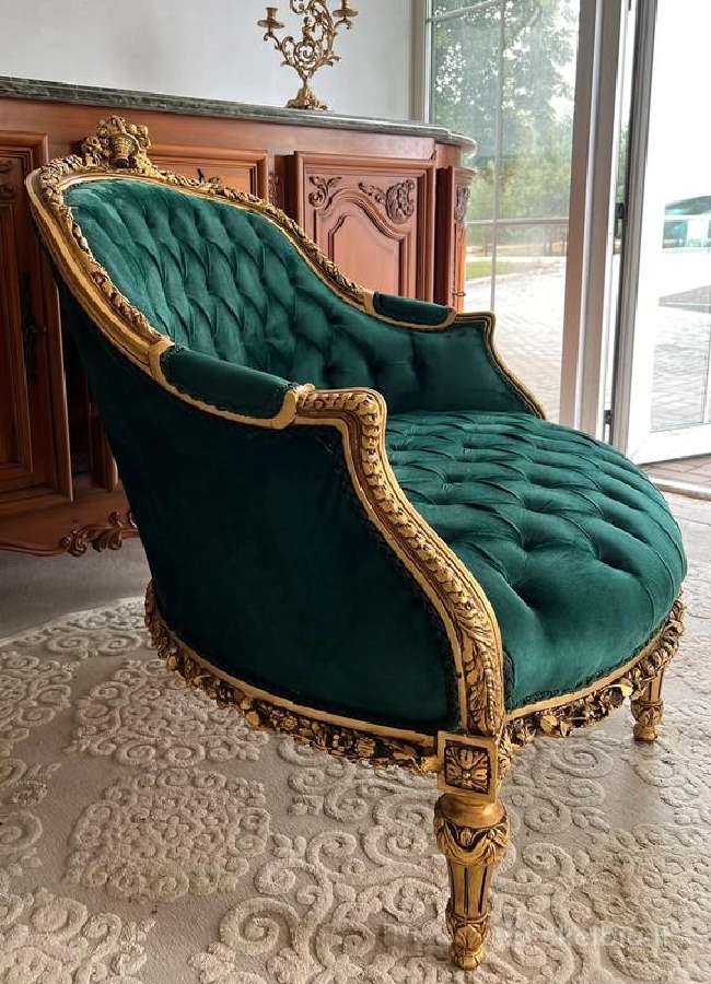 Profesionaliai restauruota antikvarinė sofa - nuotraukos Nr. 5