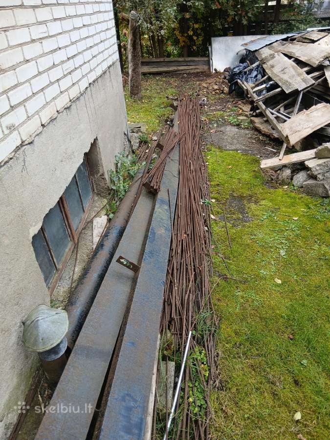 Metalines 8m sijos, armatura statyboms