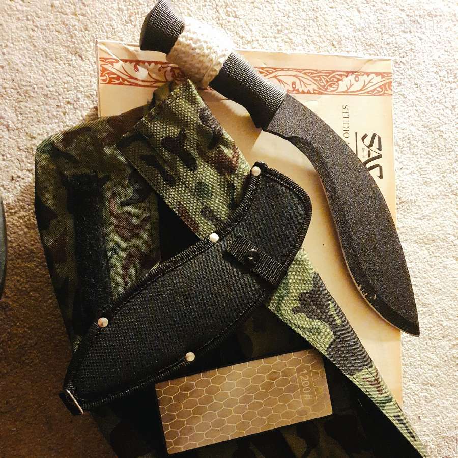 Didelis Kukri Gurkha peilis