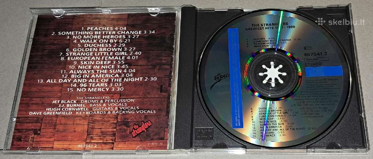 The Stranglers – Greatest Hits 1977-1990(audio CD) - nuotraukos Nr. 3