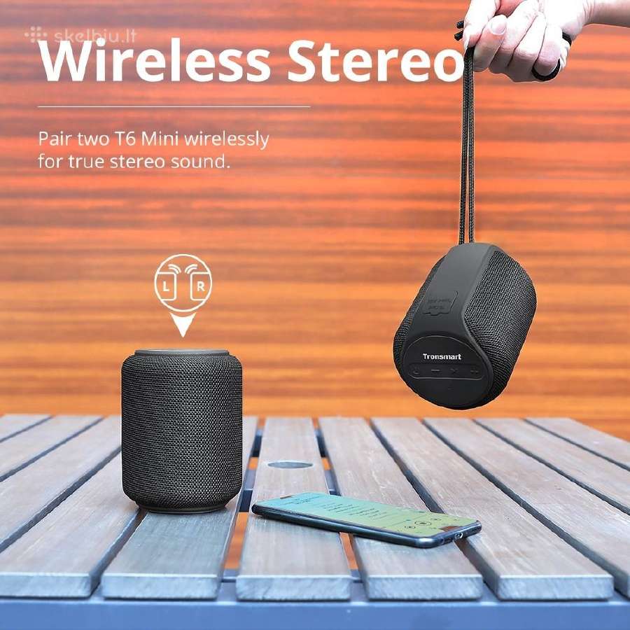 Element T6 Mini Portable Speaker bluetooth - nuotraukos Nr. 2