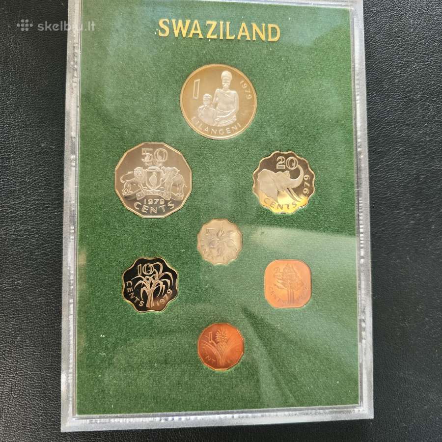 Svazilendas 1979m rinkinys Proof
