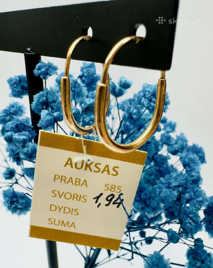 Auksiniai Auskarai