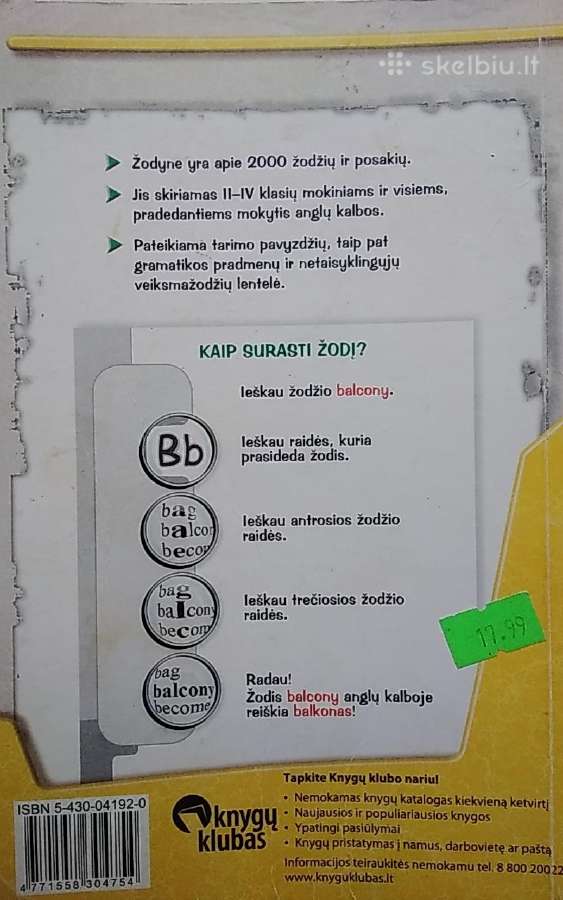 Pradinuko anglų kalbos žodynas - nuotraukos Nr. 5